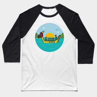 Dragon Boat Racing Baseball T-Shirt